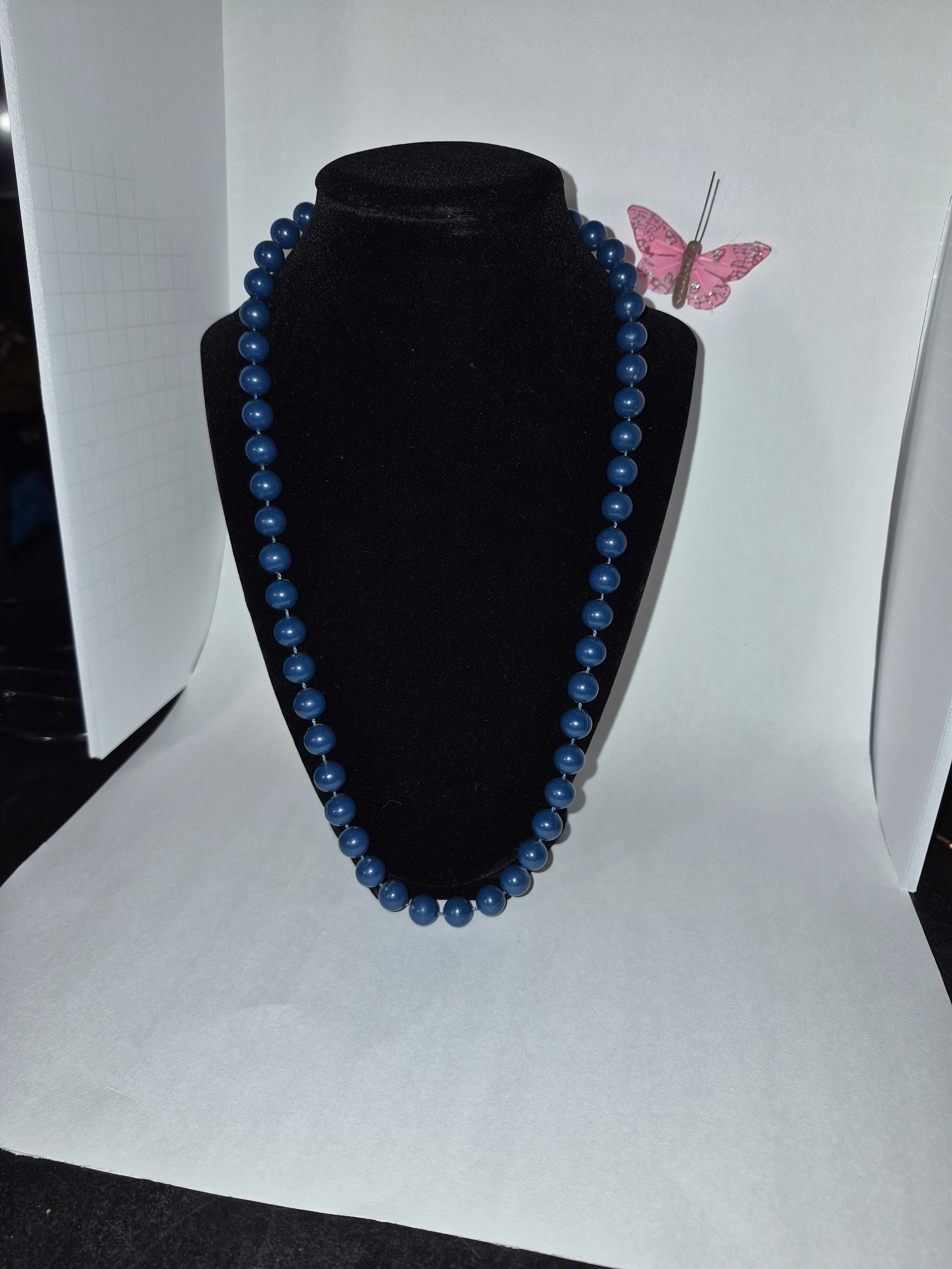 Beaded blue