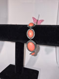 Silver and coral color