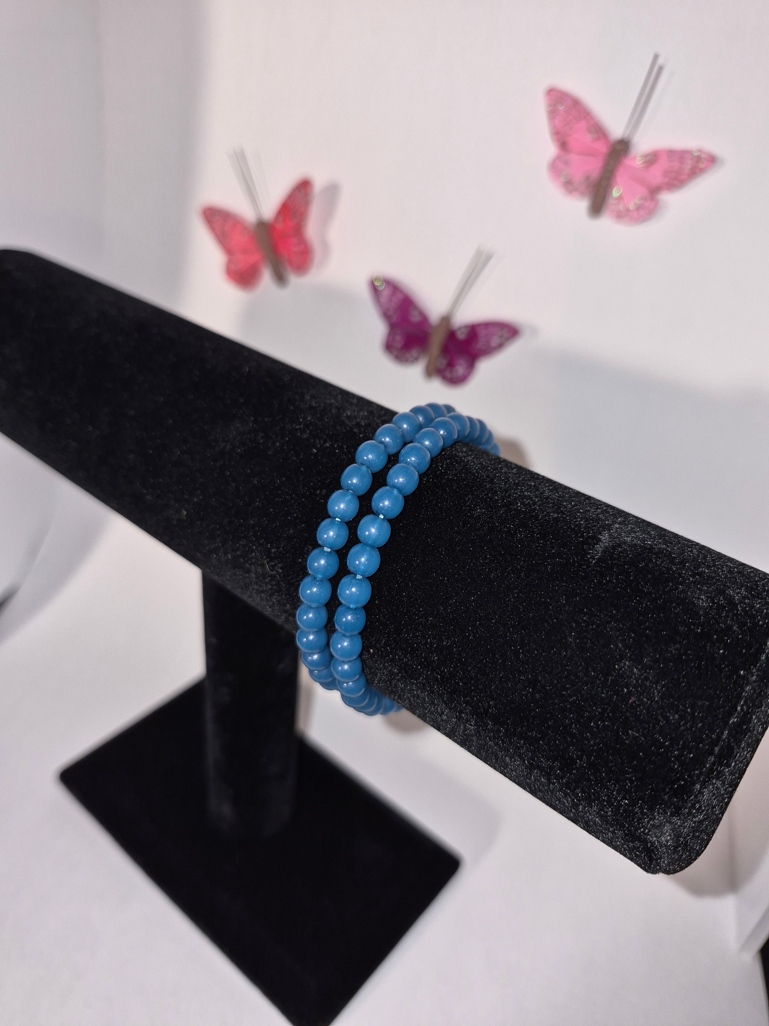 Beaded blues