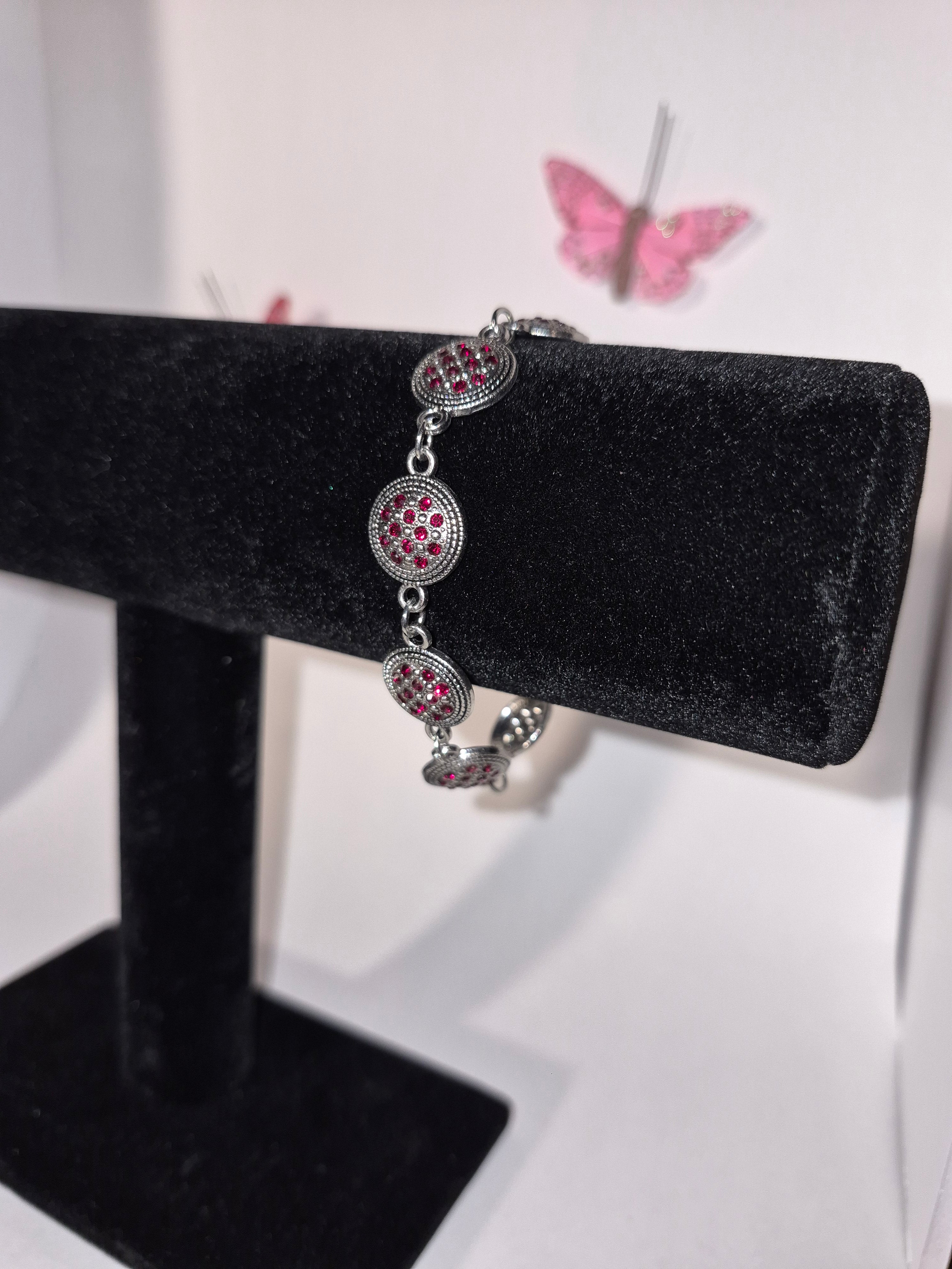 Red and silver