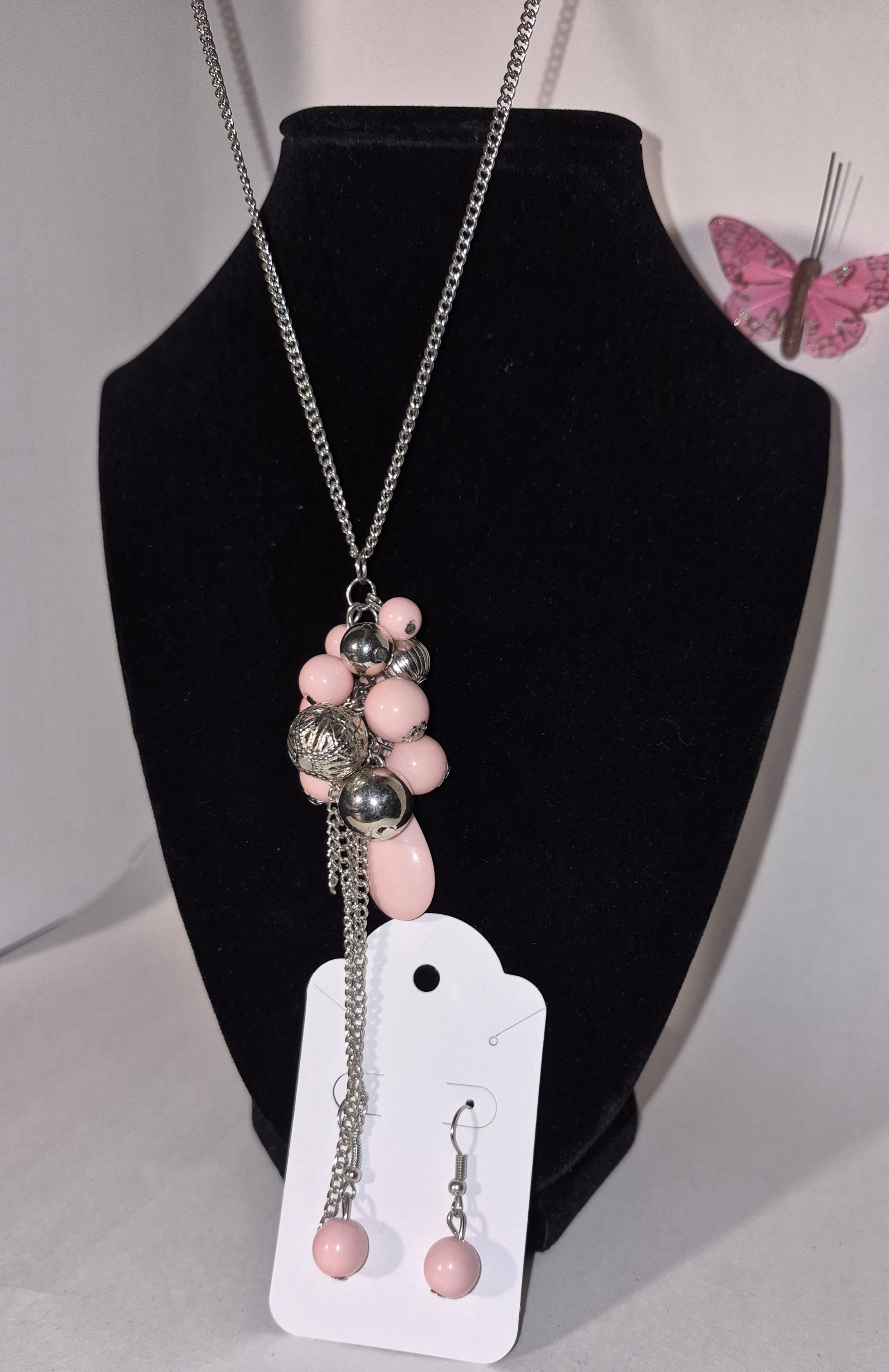 Pink and silver set