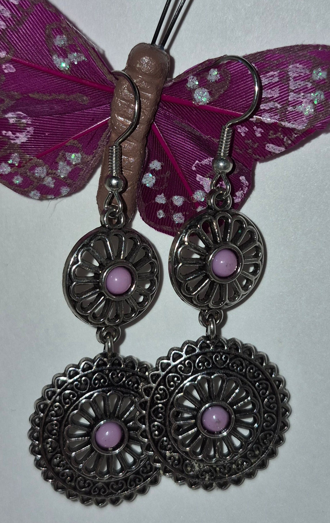 Lavender bits in silver